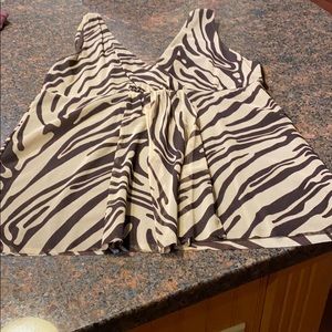 Michael Kors animal print sleeveless top